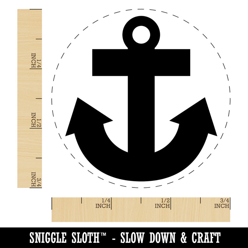 Boat Anchor Nautical Self-Inking Rubber Stamp for Stamping Crafting Planners