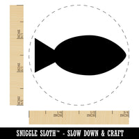 Fish Solid Self-Inking Rubber Stamp for Stamping Crafting Planners