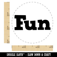 Fun Text Self-Inking Rubber Stamp for Stamping Crafting Planners