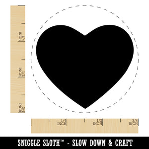 Heart Solid Self-Inking Rubber Stamp for Stamping Crafting Planners