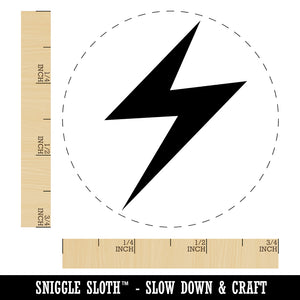 Lightning Bolt Thunderbolt Self-Inking Rubber Stamp for Stamping Crafting Planners