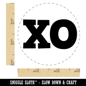 XO Hugs Kisses Self-Inking Rubber Stamp for Stamping Crafting Planners