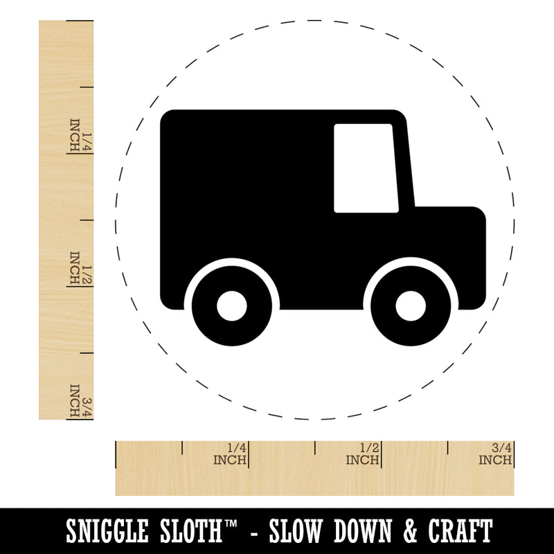 Delivery Moving Truck Self-Inking Rubber Stamp for Stamping Crafting Planners