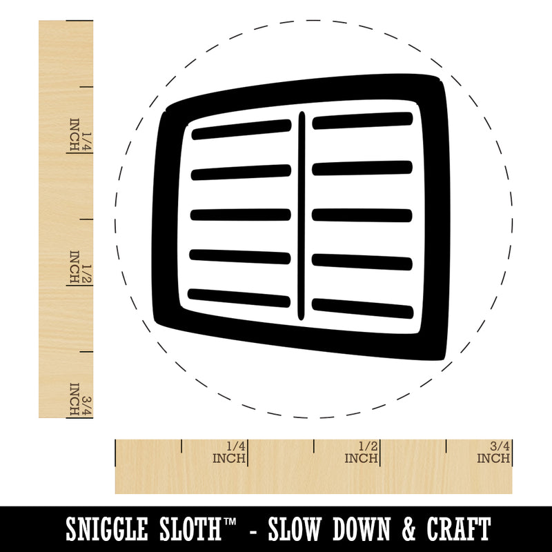 Book Journal Planner Study School Symbol Self-Inking Rubber Stamp for Stamping Crafting Planners