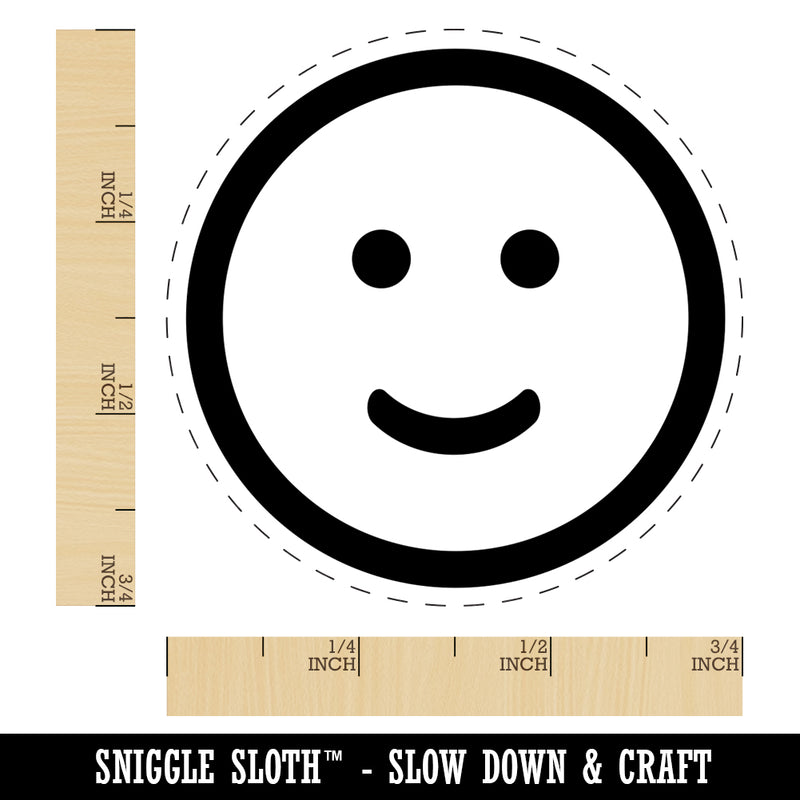 Happy Face Smile Good Job Self-Inking Rubber Stamp for Stamping Crafting Planners