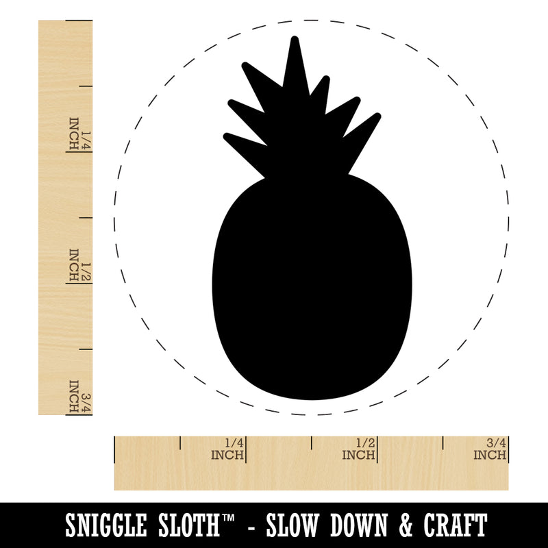 Pineapple Fruit Solid Self-Inking Rubber Stamp for Stamping Crafting Planners