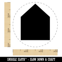 Simple House Solid Self-Inking Rubber Stamp for Stamping Crafting Planners