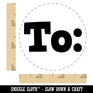 To Text Self-Inking Rubber Stamp for Stamping Crafting Planners