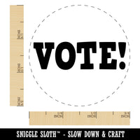 Vote Election Self-Inking Rubber Stamp for Stamping Crafting Planners