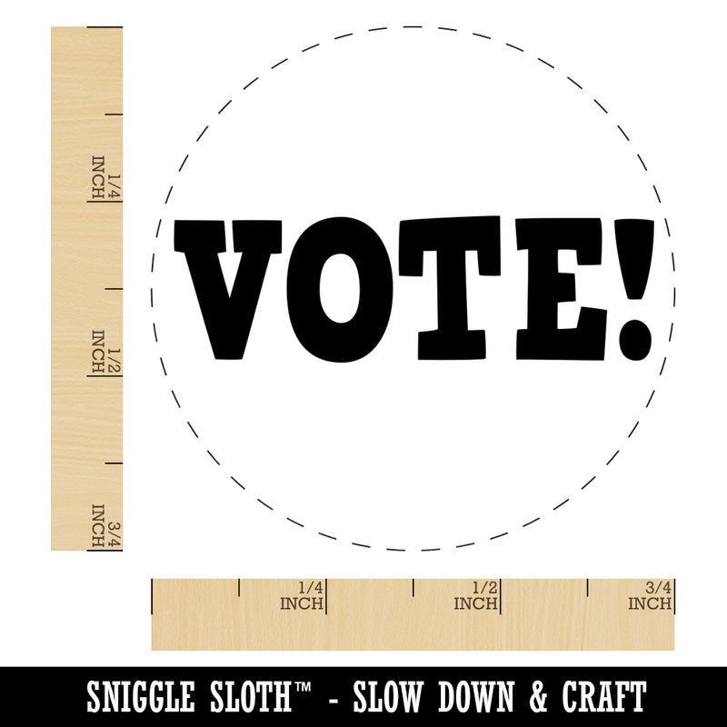 Vote Election Self-Inking Rubber Stamp for Stamping Crafting Planners