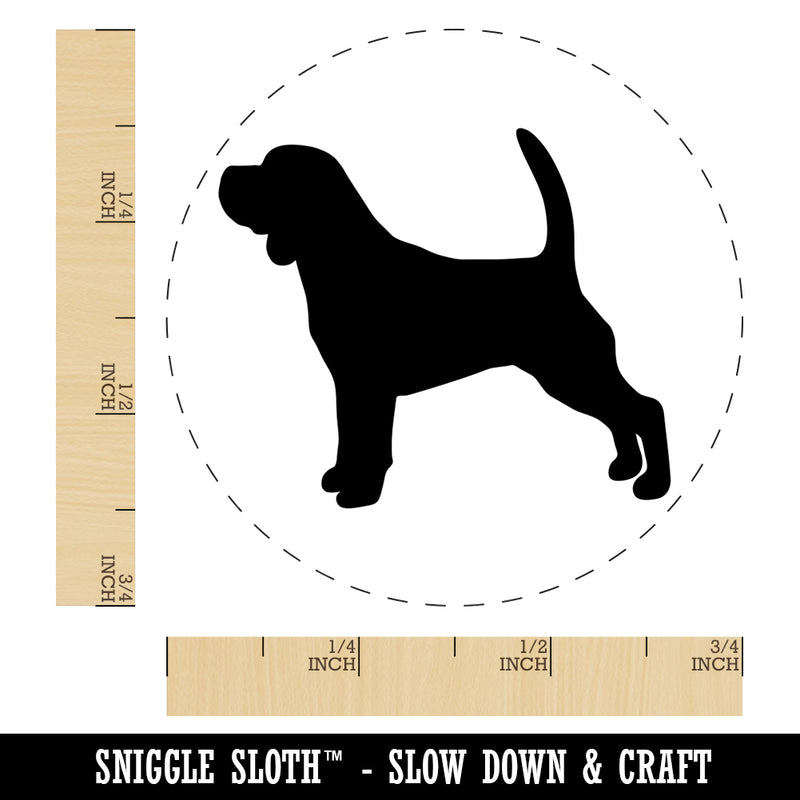 Beagle Dog Solid Self-Inking Rubber Stamp for Stamping Crafting Planners