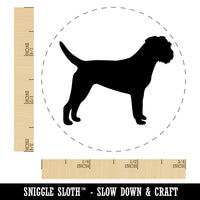 Border Terrier Dog Solid Self-Inking Rubber Stamp for Stamping Crafting Planners