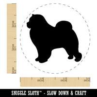 Chow Chow Dog Solid Self-Inking Rubber Stamp for Stamping Crafting Planners