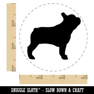 French Bulldog Dog Solid Self-Inking Rubber Stamp for Stamping Crafting Planners