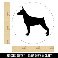 Miniature Pinscher Min Pin Dog Solid Self-Inking Rubber Stamp for Stamping Crafting Planners