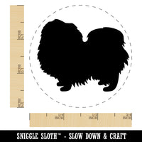 Pekingese Dog Solid Self-Inking Rubber Stamp for Stamping Crafting Planners