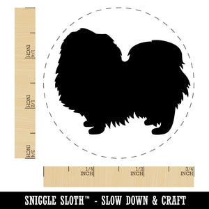 Pekingese Dog Solid Self-Inking Rubber Stamp for Stamping Crafting Planners