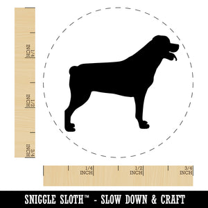 Rottweiler Dog Solid Self-Inking Rubber Stamp for Stamping Crafting Planners