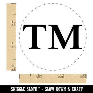 Trademark TM Symbol Self-Inking Rubber Stamp for Stamping Crafting Planners