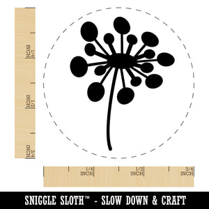 Dandelion Abstract Doodle Self-Inking Rubber Stamp for Stamping Crafting Planners