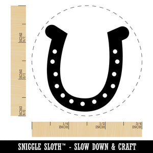 Horseshoe Lucky Self-Inking Rubber Stamp for Stamping Crafting Planners