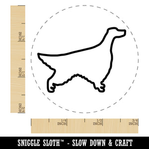 Irish Setter Dog Outline Self-Inking Rubber Stamp for Stamping Crafting Planners