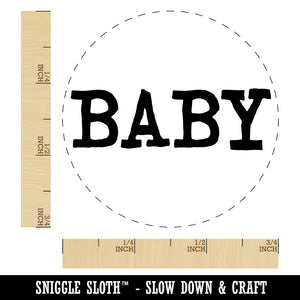Baby Fun Text Self-Inking Rubber Stamp for Stamping Crafting Planners