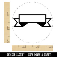 Banner Outline Self-Inking Rubber Stamp for Stamping Crafting Planners