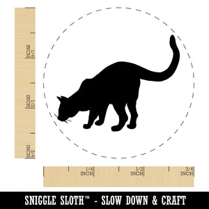 Curious Cat Solid Self-Inking Rubber Stamp for Stamping Crafting Planners