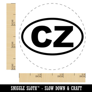 Czech Republic CZ Self-Inking Rubber Stamp for Stamping Crafting Planners