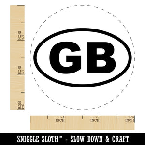 Great Britain GB Self-Inking Rubber Stamp for Stamping Crafting Planners