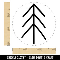 Simple Pine Tree Self-Inking Rubber Stamp for Stamping Crafting Planners