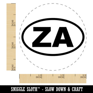 South Africa ZA Self-Inking Rubber Stamp for Stamping Crafting Planners