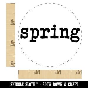 Spring Fun Text Self-Inking Rubber Stamp for Stamping Crafting Planners