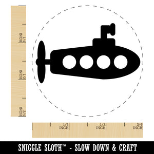 Submarine Doodle Self-Inking Rubber Stamp for Stamping Crafting Planners