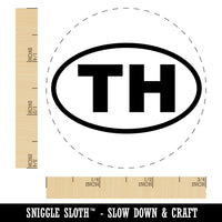 Thailand TH Self-Inking Rubber Stamp for Stamping Crafting Planners