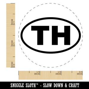 Thailand TH Self-Inking Rubber Stamp for Stamping Crafting Planners