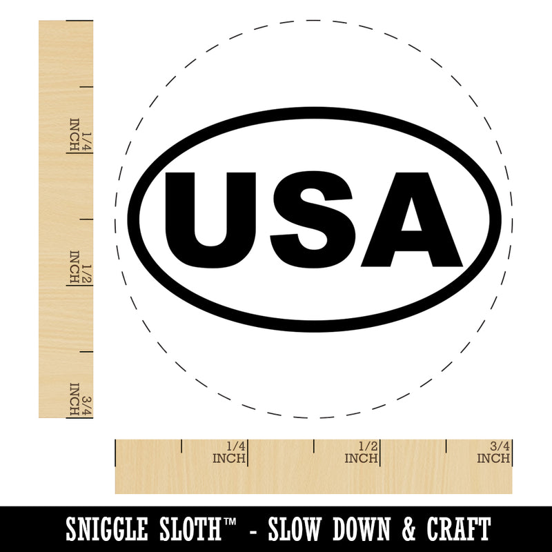 United States of America USA Self-Inking Rubber Stamp for Stamping Crafting Planners