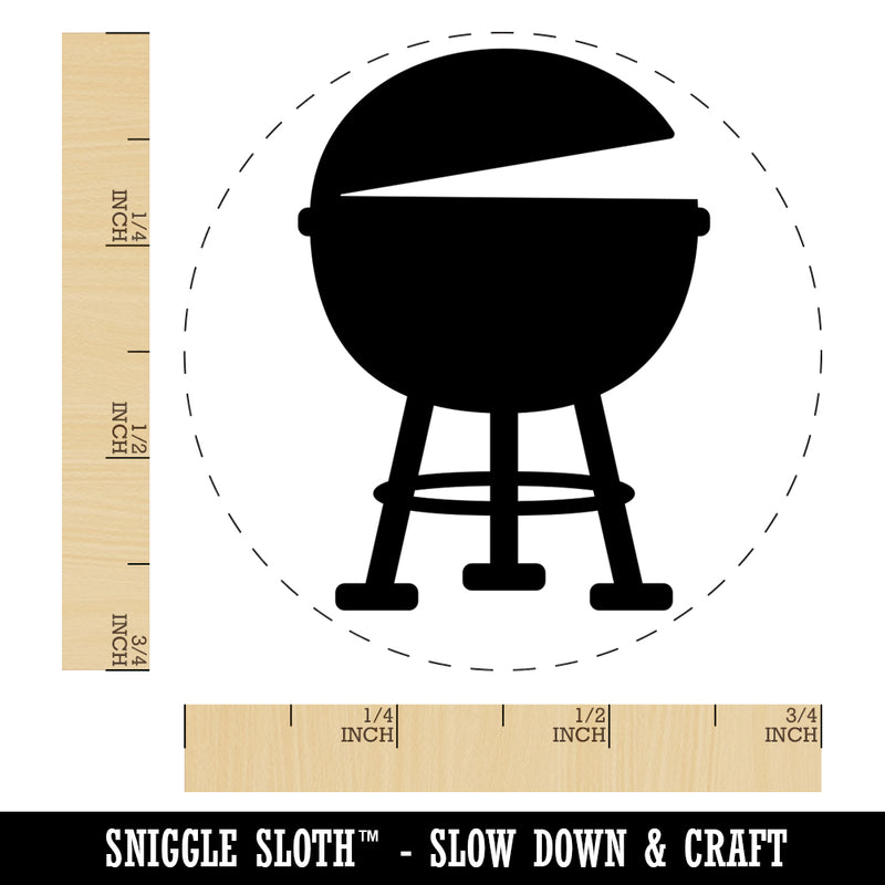 BBQ Barbecue Grill Self-Inking Rubber Stamp for Stamping Crafting Planners