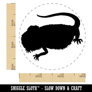 Bearded Dragon Solid Self-Inking Rubber Stamp for Stamping Crafting Planners