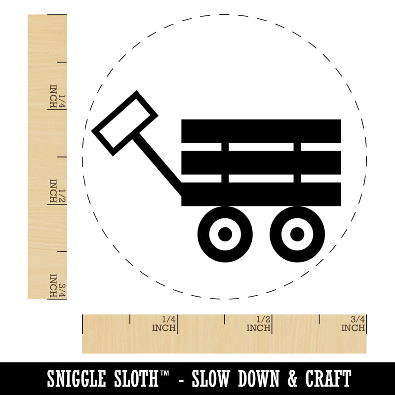 Fun Wagon Self-Inking Rubber Stamp for Stamping Crafting Planners