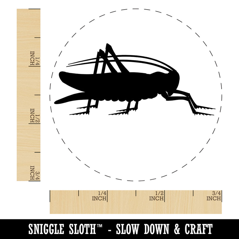 Grasshopper Insect Solid Self-Inking Rubber Stamp for Stamping Crafting Planners