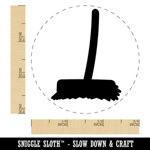 Push Broom Cleaning Self-Inking Rubber Stamp for Stamping Crafting Planners