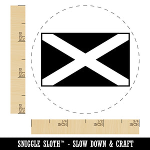 Scotland Flag Self-Inking Rubber Stamp for Stamping Crafting Planners