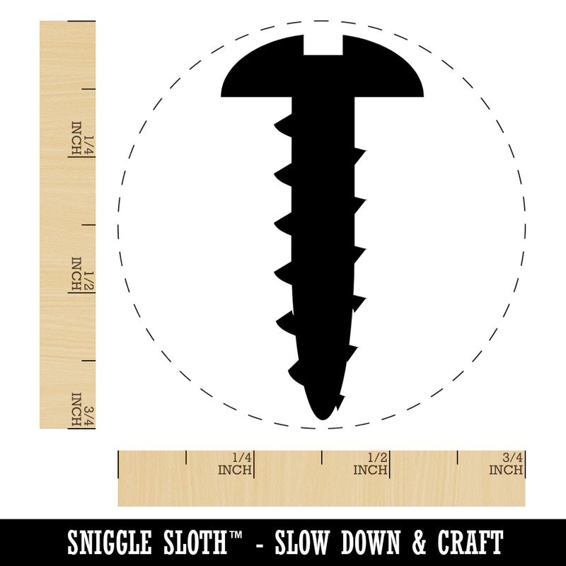 Screw Silhouette Woodworking Tools Self-Inking Rubber Stamp for Stamping Crafting Planners