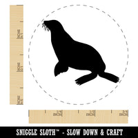 Sea Lion Solid Self-Inking Rubber Stamp for Stamping Crafting Planners