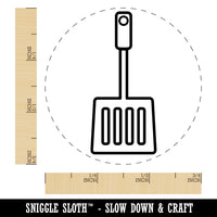 Spatula Cooking BBQ Self-Inking Rubber Stamp for Stamping Crafting Planners