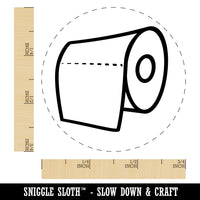 Toilet Paper Doodle Self-Inking Rubber Stamp for Stamping Crafting Planners