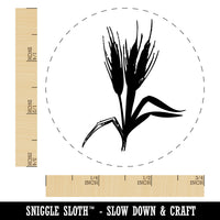 Wheat Stem Self-Inking Rubber Stamp for Stamping Crafting Planners
