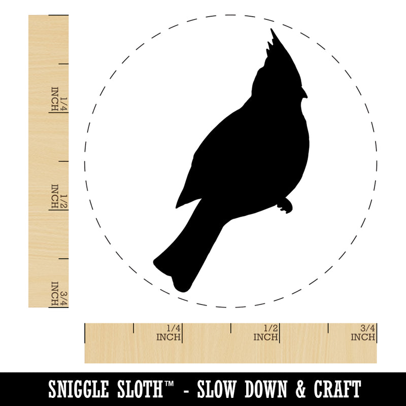 Cardinal Bird Solid Self-Inking Rubber Stamp for Stamping Crafting Planners